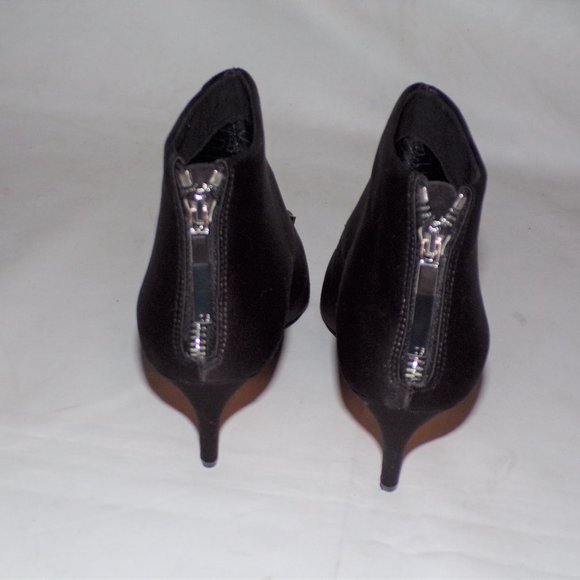 TED BAKER Satin Rhinestone Booties Kitten Heel 7 NEW - Picture 8 of 11